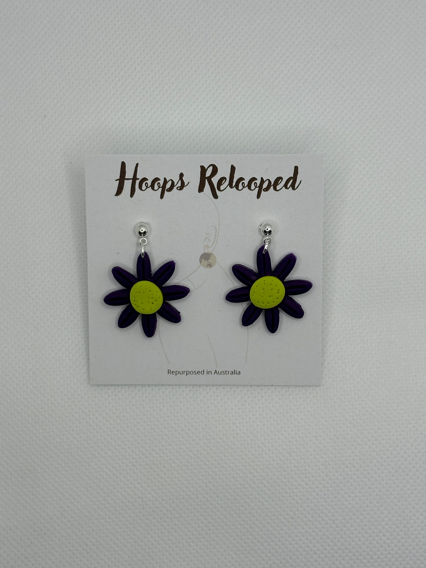 Purple and green flowers