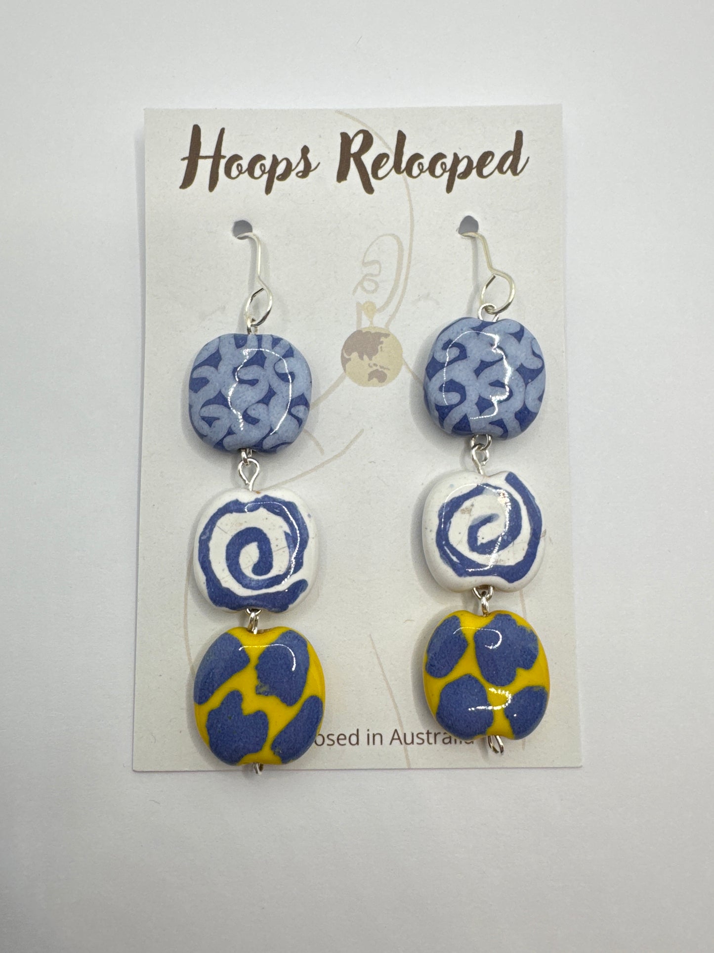 Purple spiral drops
