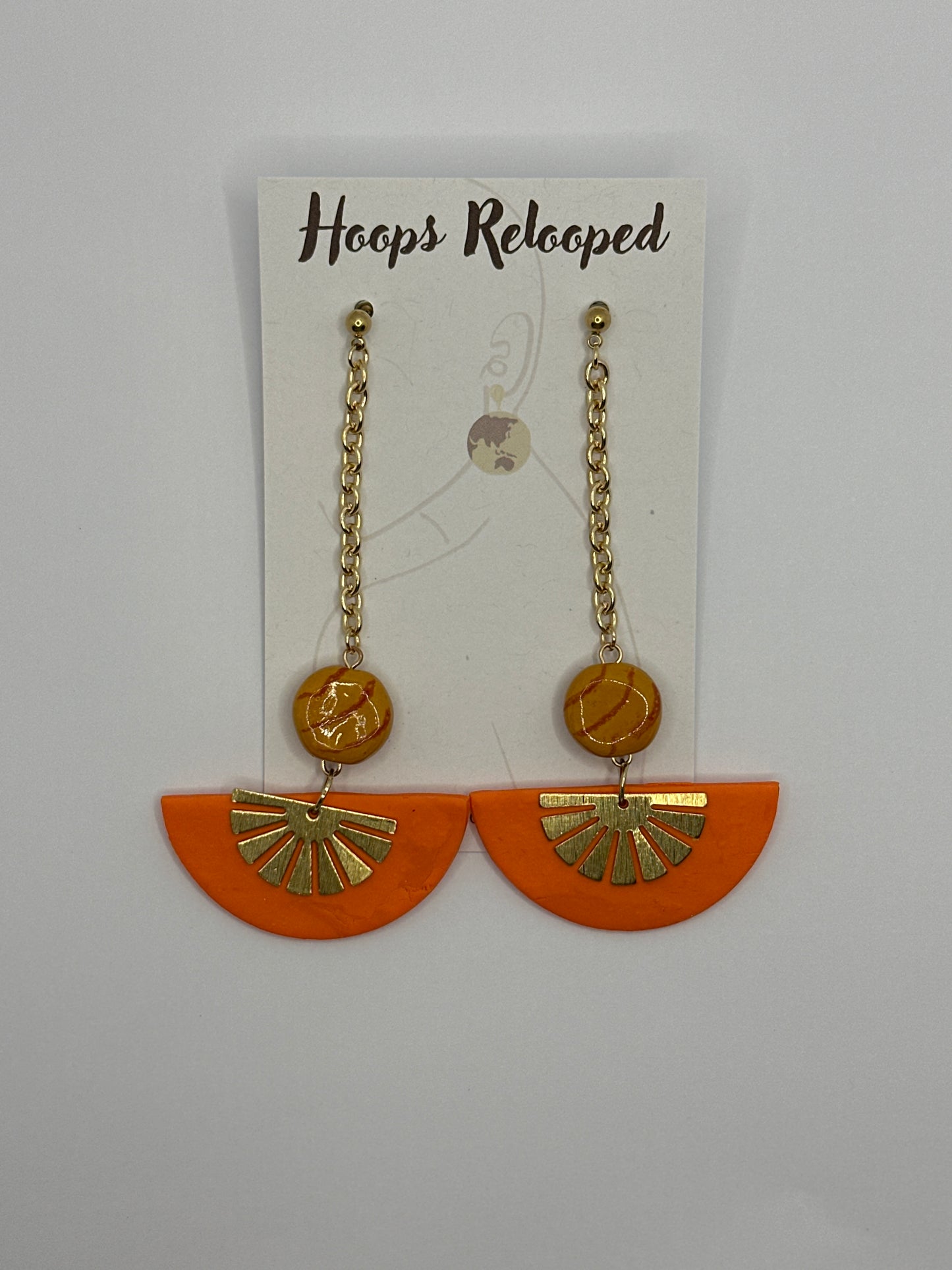 Orange half drops