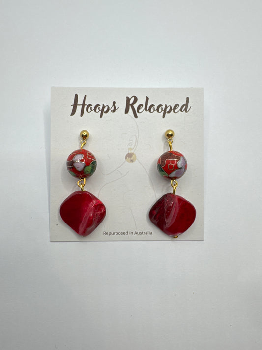Red ball drops