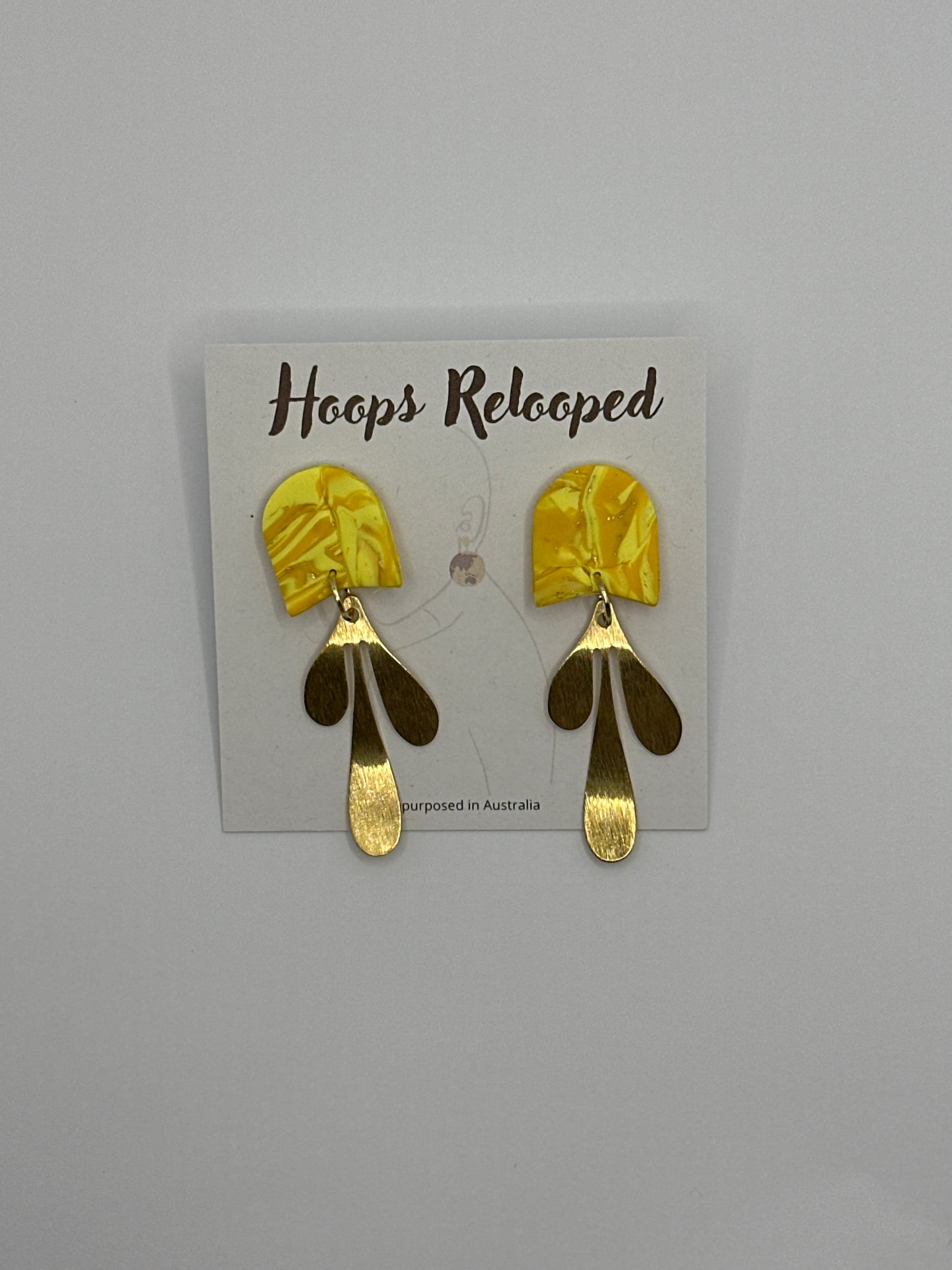 Yellow and gold drops