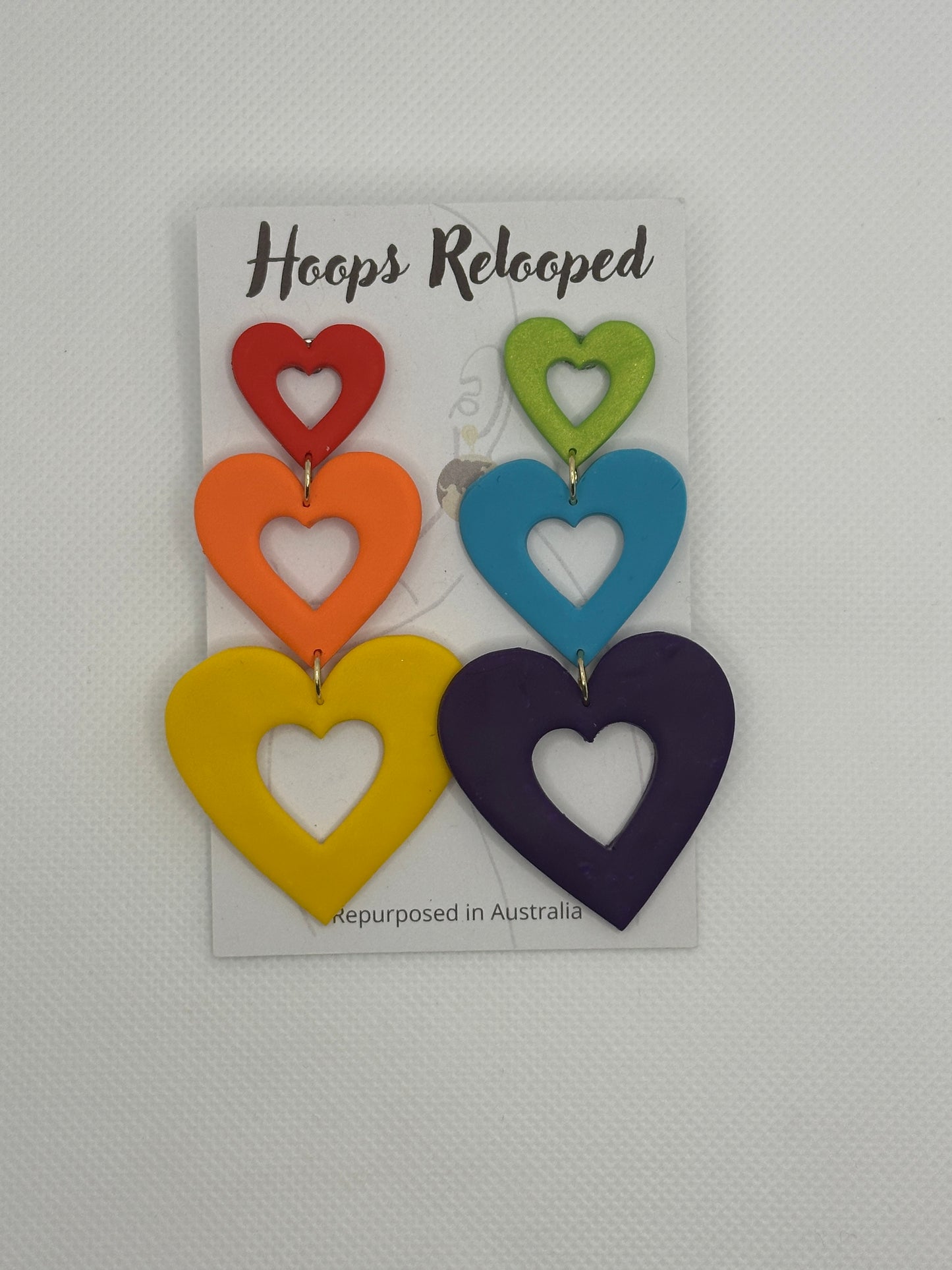 Rainbow hearts