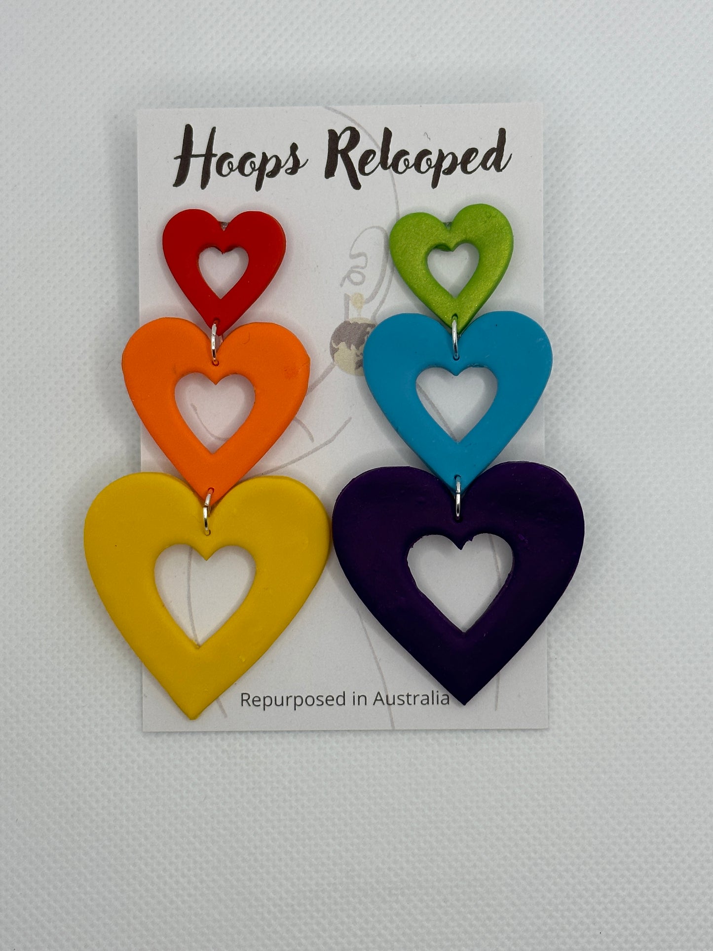 Rainbow hearts