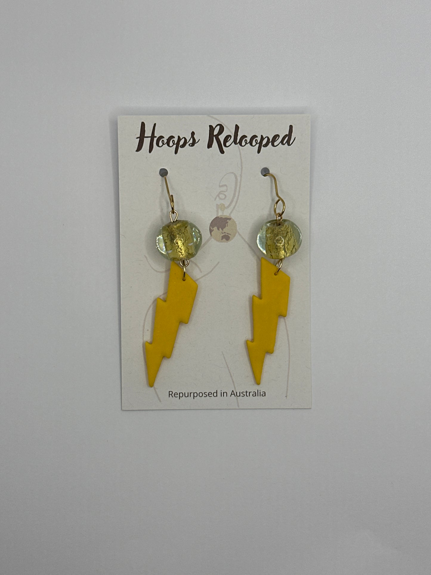 Yellow lightning drops