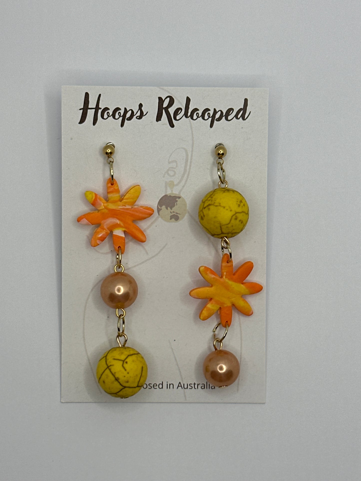 Orange and yellow drops