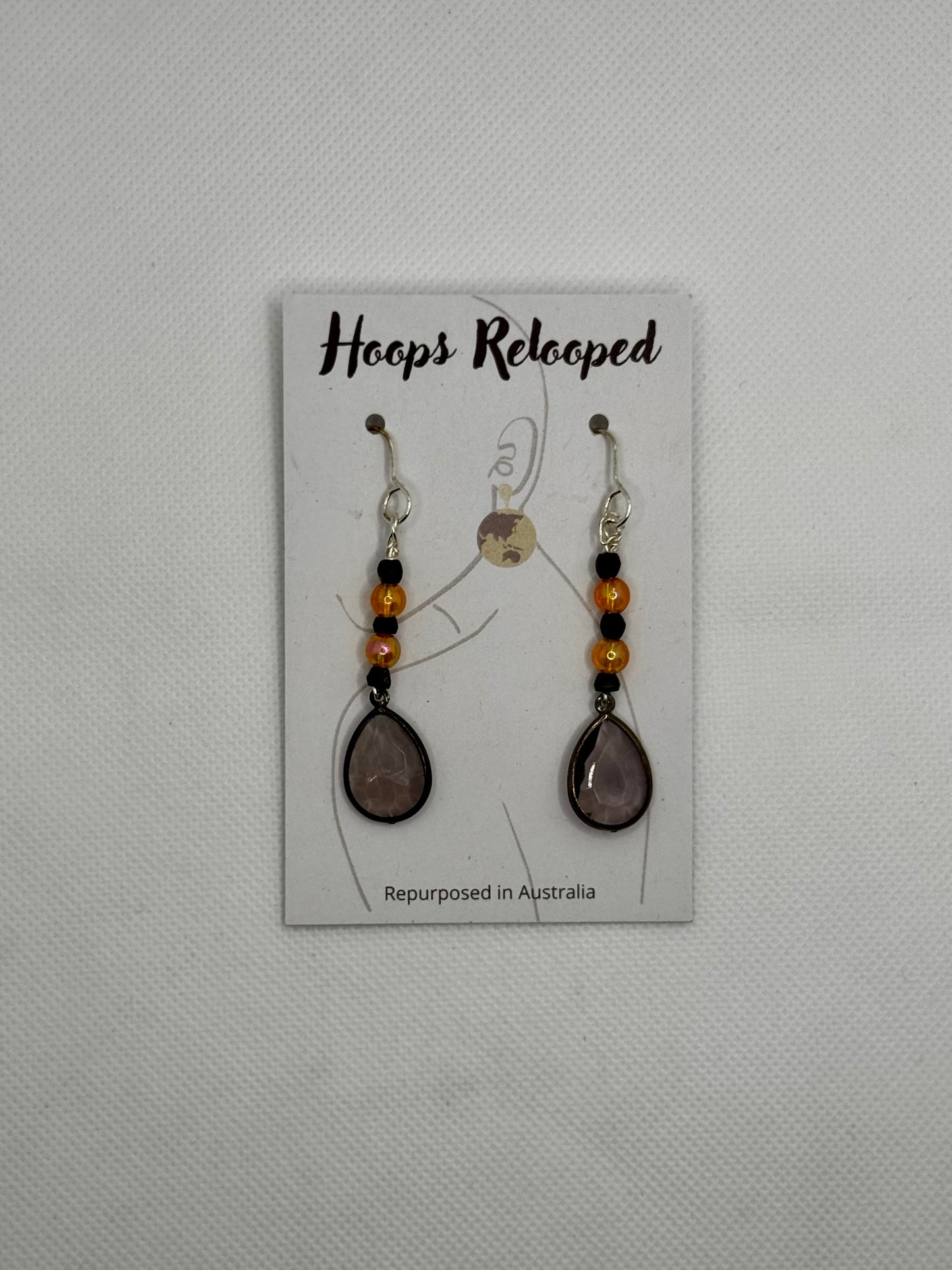 Black and orange drops