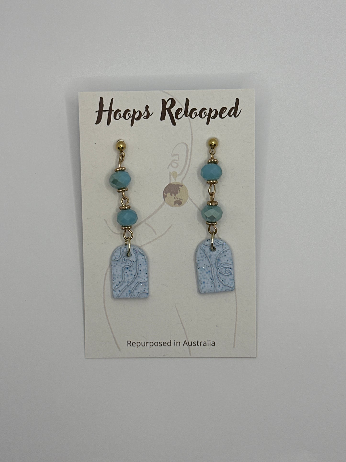 Blue face drops