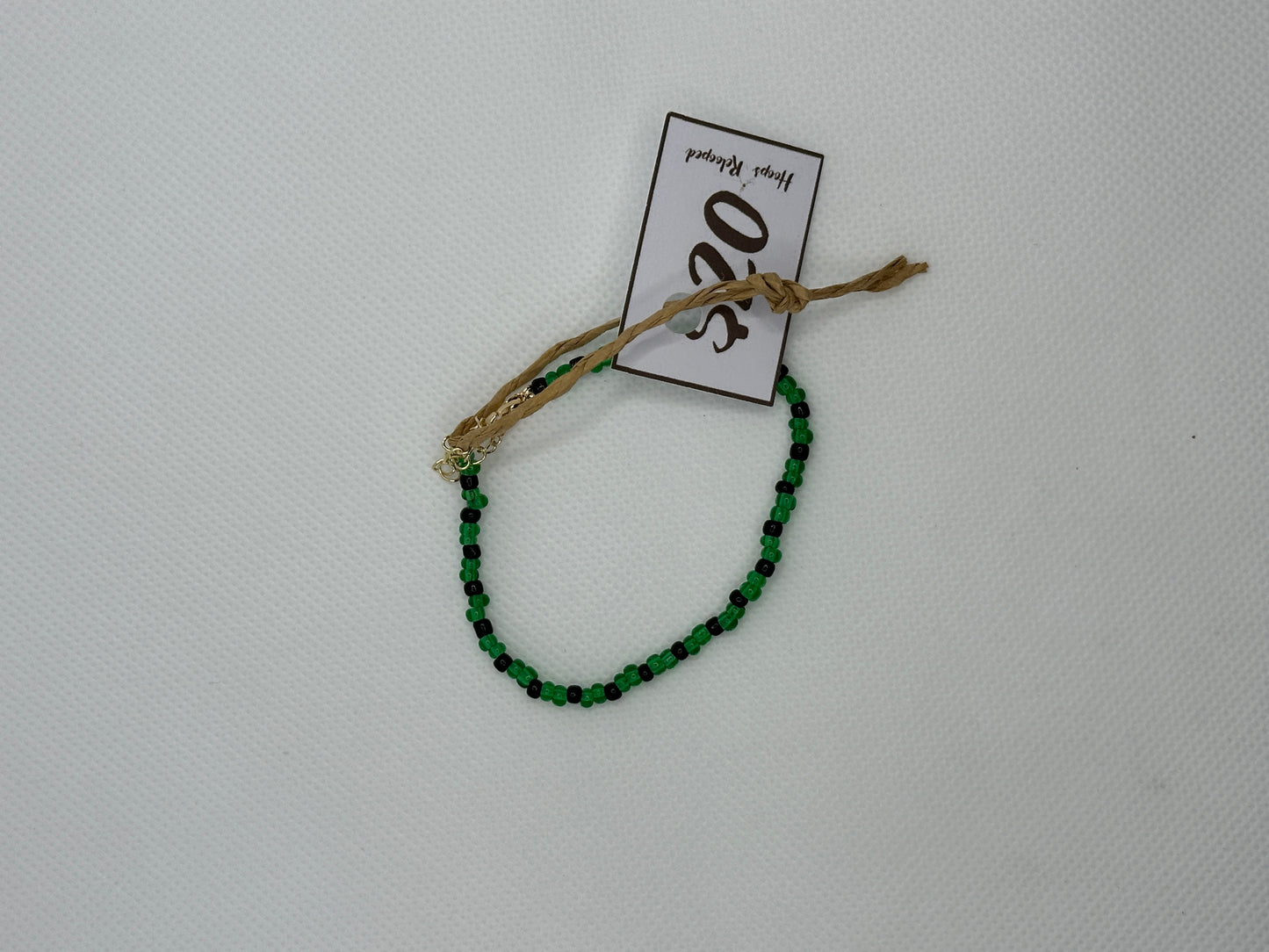 Green and black bracelet