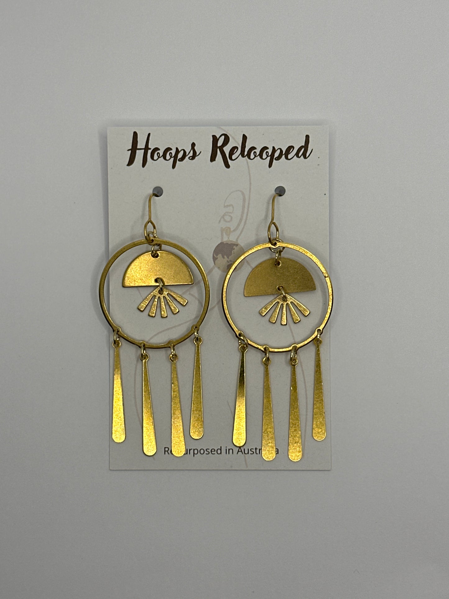 Gold dream catchers