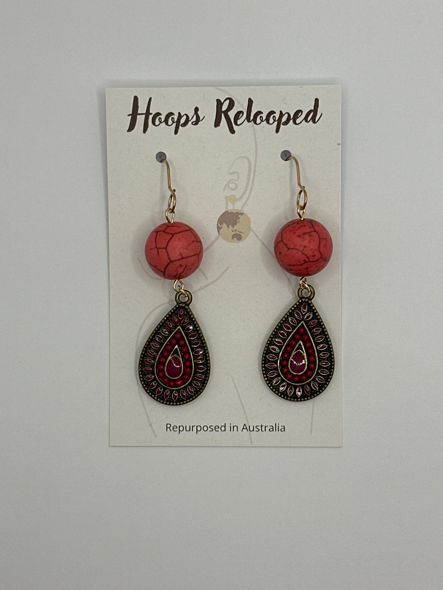 Pink peacock drops