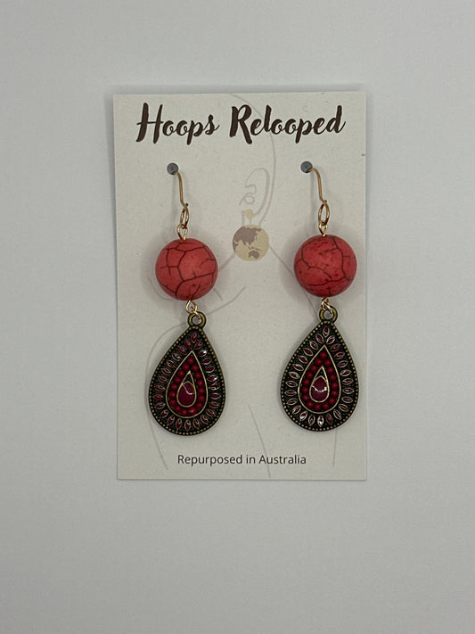 Pink peacock drops
