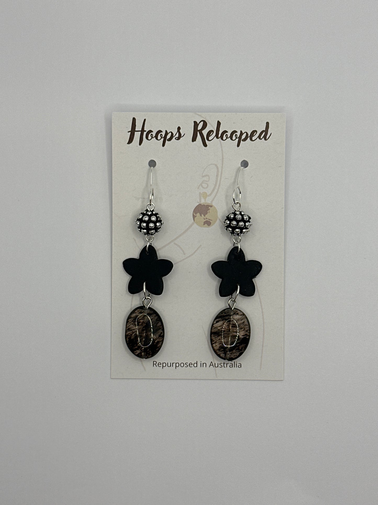 Black flower drops