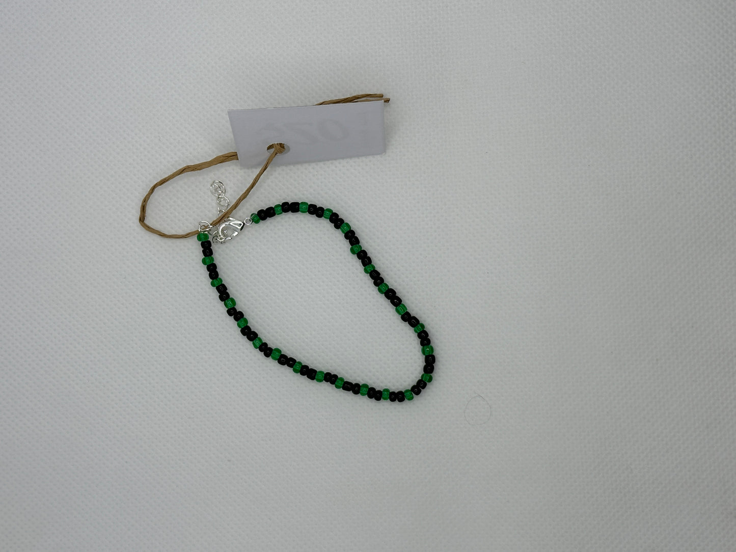 Black and green bracelet