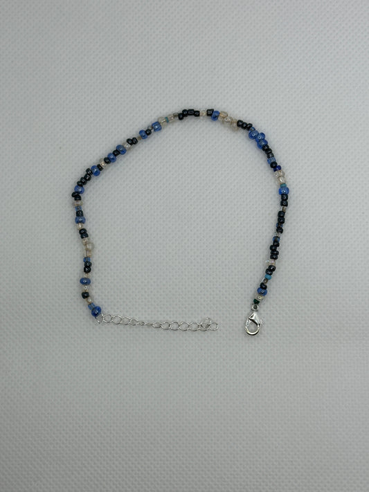 Ocean blue bead bracelet