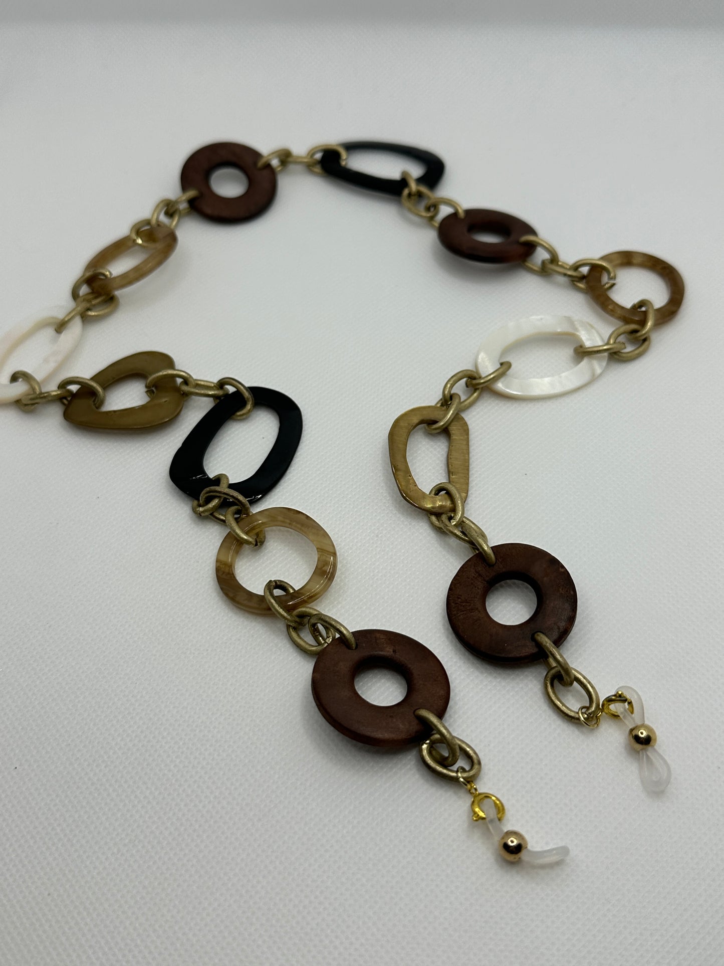 Brown and gold chain sunglasses chain